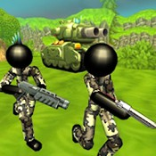 火柴人军团作战 ~ Stickman Tank Battle Simulator