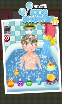 可爱的孩子们淋浴(cute kids shower)下载 v2.0 遊戲截圖 1