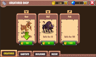 奥林巴斯生物(creatures of olympus)下载 v1.2.2 ئويۇن سۈرىتى 3