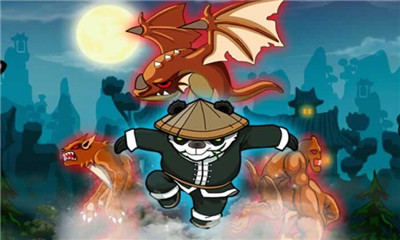 熊猫忍者跳跃下载 v1.1 游戏截图 1