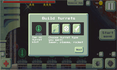 太空塔防TD(8bit space defence)下载 v1.0.4 游戏截图 3