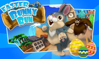 小兔大逃亡(easter bunny run)下载 v1.0.1 게임 스크린샷 1