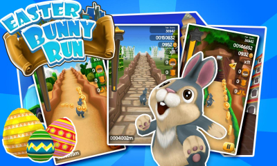 小兔大逃亡(easter bunny run)下载 v1.0.1 게임 스크린샷 2