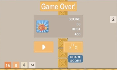 2的撞死(Flappy48)下载 v1.0.2 游戏截图 2