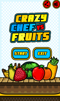 疯狂厨子之水果切切乐下载 v1.1 游戏截图 1