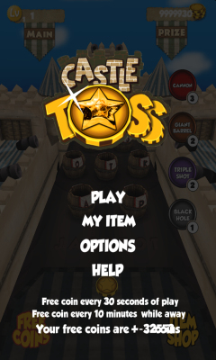 城堡丢金币(castle toss)下载 v1.2 游戏截图 1
