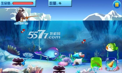 爱钓鱼的企鹅游戏下载-爱钓鱼的企鹅(冰川钓鱼)下载 v1.0 游戏截图 4