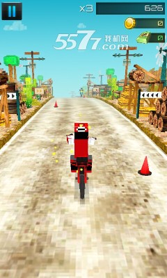 越野方块摩托车游戏下载-越野方块摩托车Dirtbike Survival Block Motos(像素竞速)下载 v2.6.0 游戏截图 2