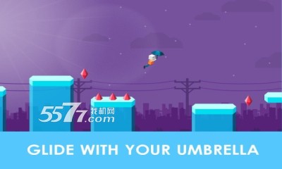 跳跳小雨伞游戏下载-跳跳小雨伞(重力感应跳跃)Umbrella Jump下载 v10 游戏截图 2