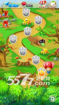 冒险果园下载-冒险果园(水果泡泡龙)下载 v1.0 游戏截图 1