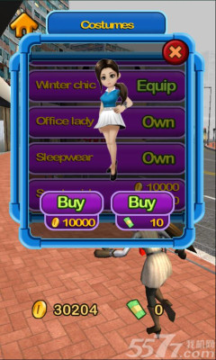 疯狂的妹子跑酷下载 v1.0 Тоглоомын зураг 1