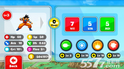 悟空赛亚人战士(单机格斗手游)下载 v1.1.1(Goku Saiyan Warrior) རོལ་རྩེད་པར་རིས། 2