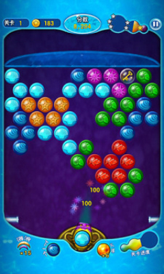 小人鱼泡泡龙游戏-小人鱼泡泡龙下载 v1.0.0 Тоглоомын зураг 2