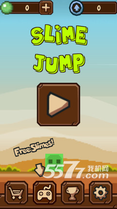 微笑跳跃(弹力游戏)下载 v101(Slime Jump) 游戏截图 1