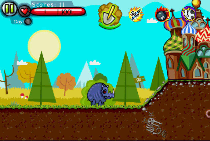 僵尸挖掘机(重口味砍杀)下载 v1.1.7 Тоглоомын зураг 2