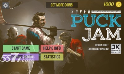 超级混乱曲棍球(类似愤怒的小鸟)super puck jam下载 v2.2 게임 스크린샷 1