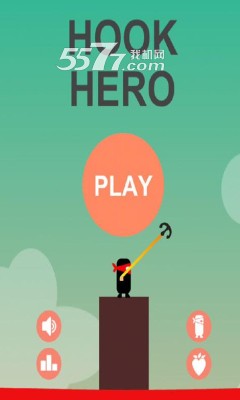铁钩英雄(类似棍子英雄)Hook Hero下载 v1.0 游戏截图 1