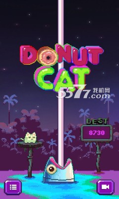 甜甜圈猫DonutCat(虐心游戏)下载 v1.2 游戏截图 1