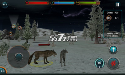 愤怒的狼模拟器下载-愤怒的狼模拟器(动物模拟游戏)Angry Wolf Simulator 3D下载 v1.1 游戏截图 5