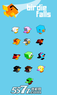 天降之鸟下载-天降之鸟(躲避类游戏)Birdie Falls下载 v1.1 游戏截图 1