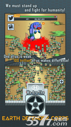 100T地球防卫军下载-100T地球防卫军(像素军团)下载 v1.0.6(earth defender) 게임 스크린샷 3