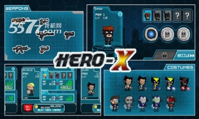 英雄X游戏下载-英雄X(金刚狼格斗闯关)下载 v1.0.8 ئويۇن سۈرىتى 1