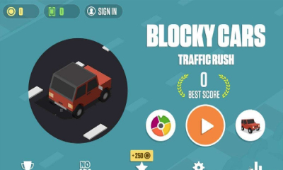 块状汽车游戏下载-块状汽车(方块赛车)Blocky Cars:Traffic Rush下载 v0.7 游戏截图 1