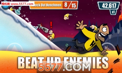 逃离火山爆发游戏下载-逃离火山爆发(滑雪闯关)Operation: Snowfall下载 v1.0 游戏截图 3