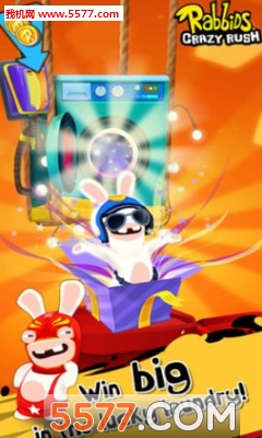 疯狂兔子冲刺官方下载-RabbidsCrazyRush(疯狂兔子冲刺官方版(动作跑酷))下载 v3.0.5 游戏截图 1