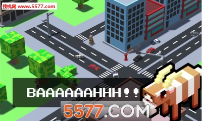 疯狂山羊袭击安卓版下载-疯狂山羊袭击(沙盒竞速)Goat Turbo Attack下载 v1.0免费版 游戏截图 2