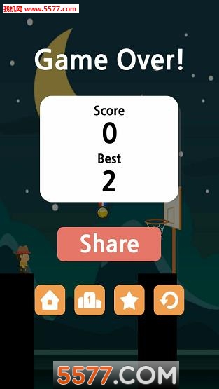 东投西扣手游下载-东投西扣(复古篮球)Shoot and dunk下载 v1.0.4安卓版 游戏截图 3