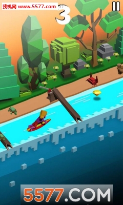 滚滚急流手游下载-滚滚急流(复古跳跃)rolling rapids下载 v1.0.72安卓版 游戏截图 1