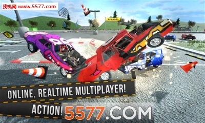 冲撞汽车大赛游戏下载-冲撞汽车大赛(激情碰撞)Demolition Derby Multiplayer下载 v1.0.5安卓版 游戏截图 3