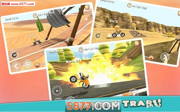 野蛮车手游戏下载-野蛮车手(卡通摩托)Rude Racer下载 v0.9.6安卓版 Тоглоомын зураг 2