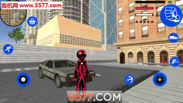 火柴人绳索红蜘蛛侠游戏下载-火柴人绳索红蜘蛛侠中文版下载 v1.5安卓版 ئويۇن سۈرىتى 1