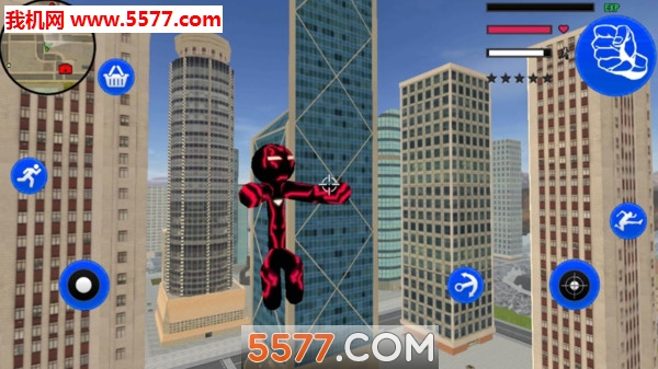 火柴人绳索红蜘蛛侠游戏下载-火柴人绳索红蜘蛛侠中文版下载 v1.5安卓版 ئويۇن سۈرىتى 3