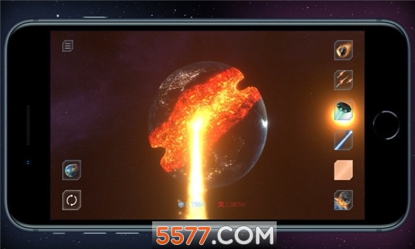 地球毁灭模拟器最新版下载-毁灭行星粉碎模拟器手机版下载 v2.0 游戏截图 4