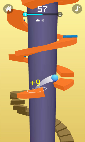 球球跳跳塔游戏下载-球球跳跳塔手机版下载 v1.00 游戏截图 2