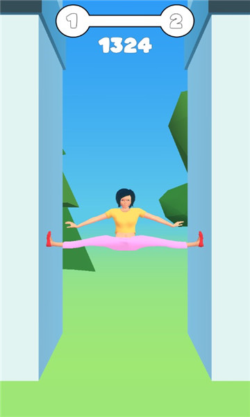 一字马向上跳游戏下载-一字马向上跳安卓版(小姐姐一飞冲天)下载 v1.0 游戏截图 1