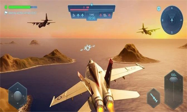 史诗飞机战斗游戏下载-West Sky Fighters : Call of Modern Gunfighter(史诗飞机战斗安卓版)下载 v1.3 遊戲截圖 1