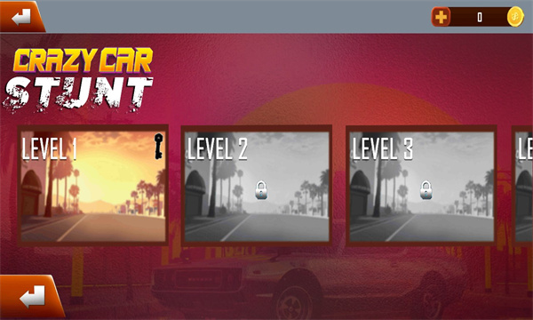 疯狂极限汽车特技比赛游戏下载-Car Stunts Race: Extreme Train(疯狂极限汽车特技比赛手机版)下载 v1.2 游戏截图 3