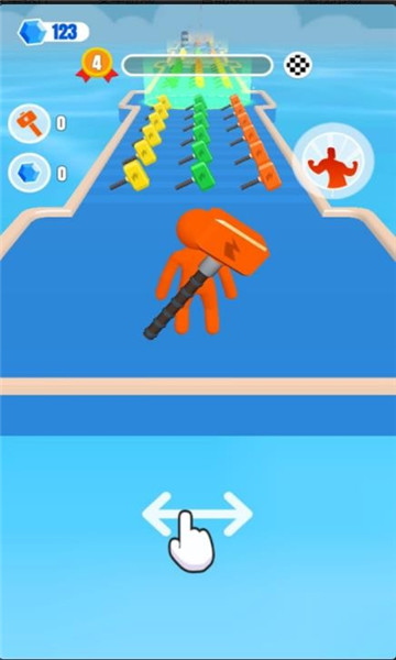 我的大锤子游戏下载-Giant Hammer(我的大锤子安卓版)下载 v1.0.5最新版 ئويۇن سۈرىتى 1