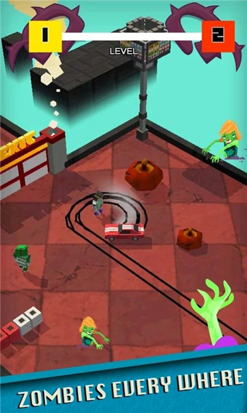 迷你汽车漂移游戏下载-迷你汽车漂移手机版(zombie drift racing car)下载 v1.1最新版 게임 스크린샷 2