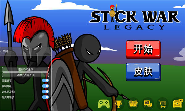 火柴人战争遗产内置菜单mod中文版下载-火柴人战争遗产魔改版下载 v2025.1.208 게임 스크린샷 1