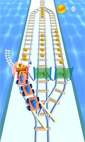 人力小火车冲刺游戏下载-人力小火车冲刺安卓版(handcar)下载 v0.3安卓版 游戏截图 3