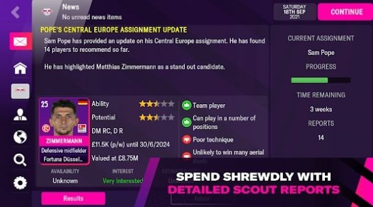 fm足球经理2026手机版下载-fm足球经理2026移动版(FM22 Mobile)下载 v13.3.0 游戏截图 1