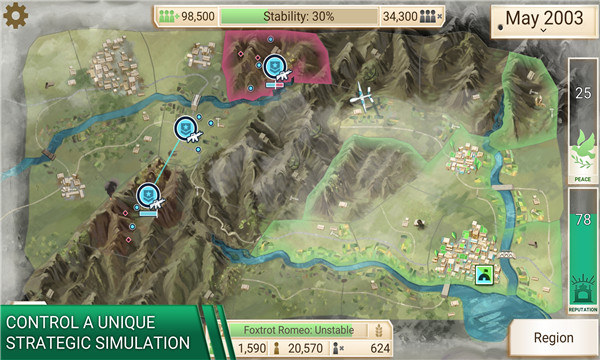 反叛公司中文版下载-反叛公司Rebel Inc下载 v1.16.8安卓版 게임 스크린샷 2