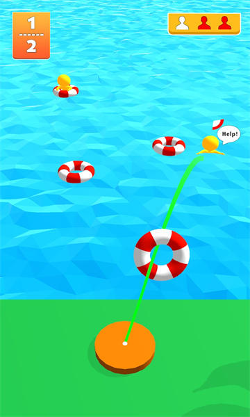 抛接泳圈游戏下载-抛接泳圈最新版(Throw and Catch)下载 v1.0.0 游戏截图 2