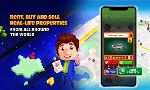 房地产闲置大亨游戏下载-房地产闲置大亨安卓最新版(Geopoly)下载 v3.6.0 ئويۇن سۈرىتى 2