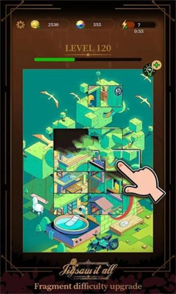竖锯拼图挑战游戏下载-竖锯拼图挑战安卓版(Jigsaw it all)下载 v1.0手机版 Тоглоомын зураг 2